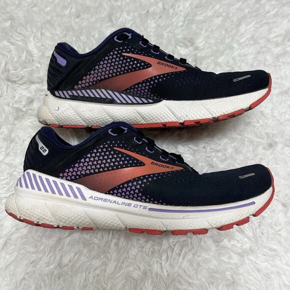 Brooks Adrenaline GTS 22 Blue Womens Sneakers size US 7.5 B Running Shoes - Picture 4 of 11